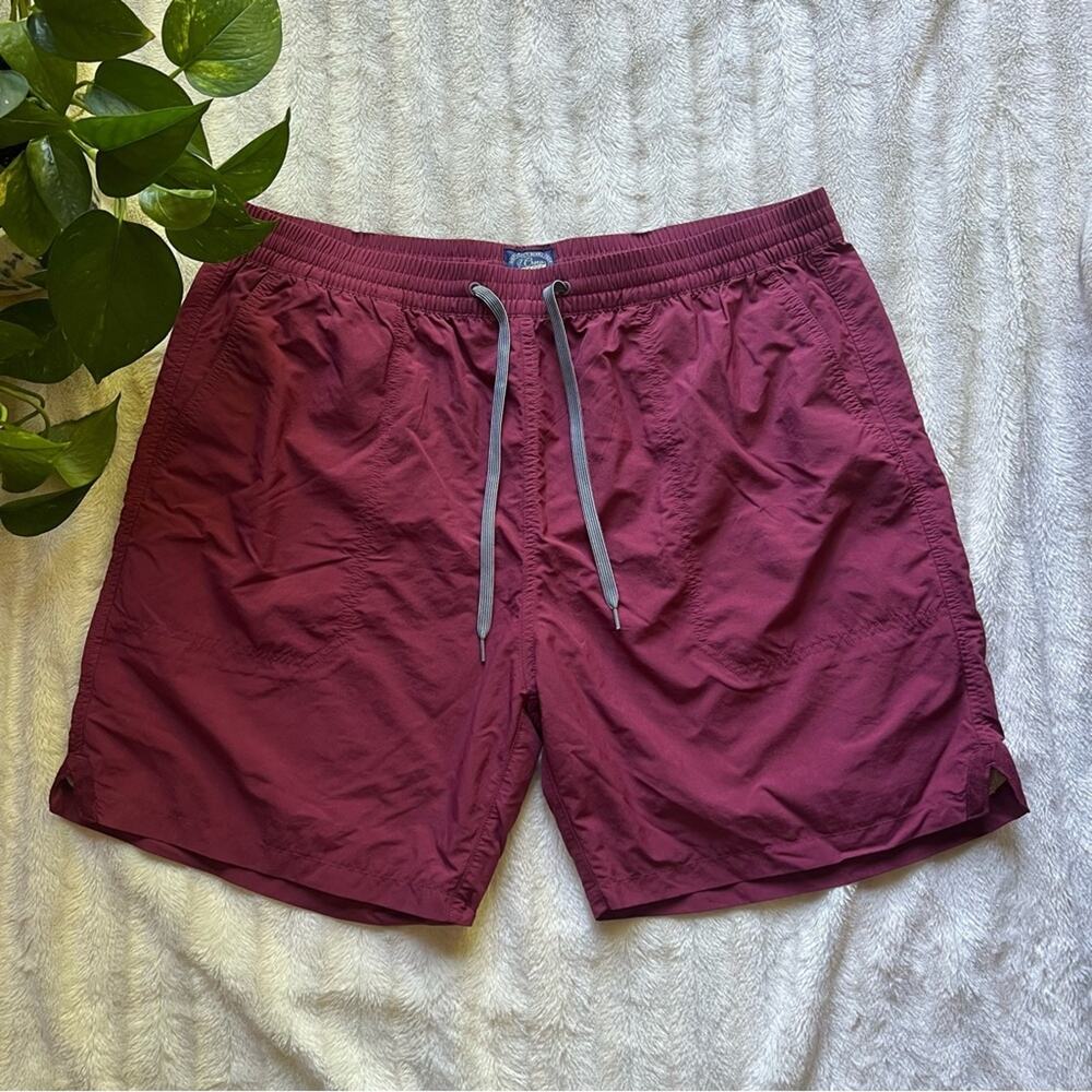 J. Crew 7" Red Sustainable Kayak Short In Econyl